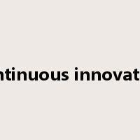 continuous innovation是什么意思
