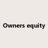 Owners equity是什么意思