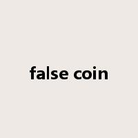 false coin是什么意思