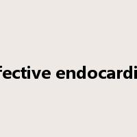 infective endocarditis是什么意思