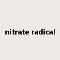nitrate radical是什么意思