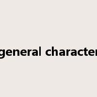 general character是什么意思