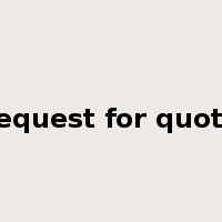 request for quote是什么意思