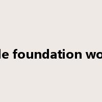 pile foundation work是什么意思