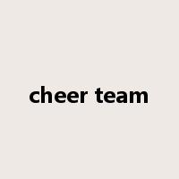 cheer team是什么意思