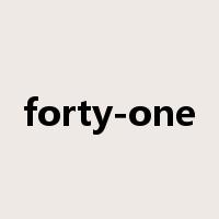 forty-one是什么意思