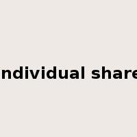 individual share是什么意思