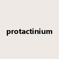 protactinium是什么意思