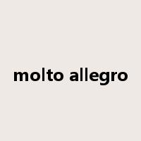 molto allegro是什么意思