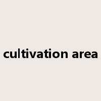cultivation area是什么意思