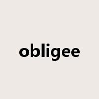 obligee是什么意思