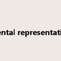 mental representation是什么意思