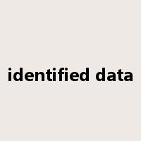 identified data是什么意思