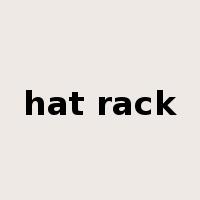 hat rack是什么意思