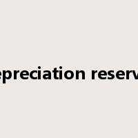 Depreciation reserves是什么意思