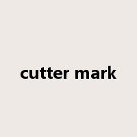 cutter mark是什么意思
