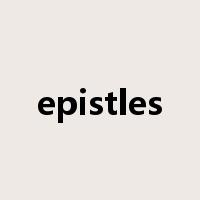 epistles是什么意思