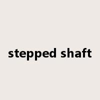 stepped shaft是什么意思