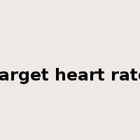 target heart rate是什么意思