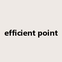 efficient point是什么意思