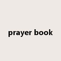 prayer book是什么意思