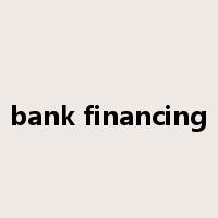 bank financing是什么意思