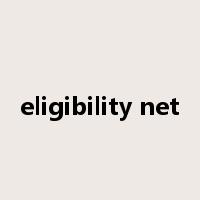 eligibility net是什么意思
