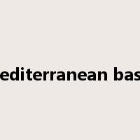 Mediterranean basin是什么意思