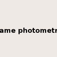 flame photometry是什么意思