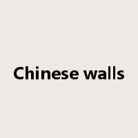Chinese walls是什么意思
