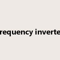 frequency inverter是什么意思