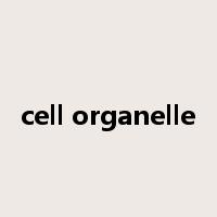 cell organelle是什么意思