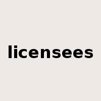 licensees是什么意思