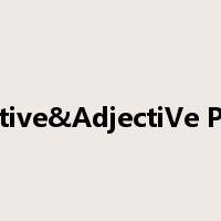 Adjective&AdjectiVe Phrase是什么意思