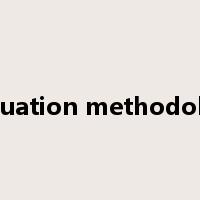 evaluation methodology是什么意思