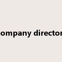Company directors是什么意思