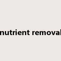 nutrient removal是什么意思