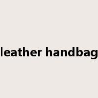 leather handbag是什么意思