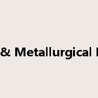Metallurgy & Metallurgical Engineering是什么意思
