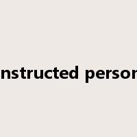 instructed person是什么意思