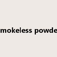 smokeless powder是什么意思
