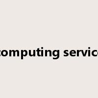 computing service是什么意思