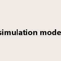 simulation model是什么意思