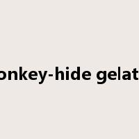 donkey-hide gelatin是什么意思