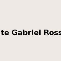 Dante Gabriel Rossetti是什么意思