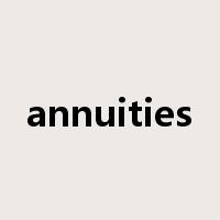 annuities是什么意思