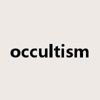 occultism是什么意思
