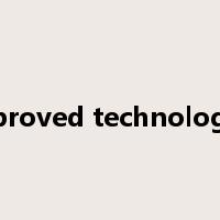 improved technologies是什么意思