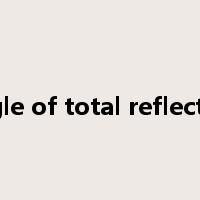 angle of total reflection是什么意思