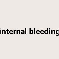 internal bleeding是什么意思